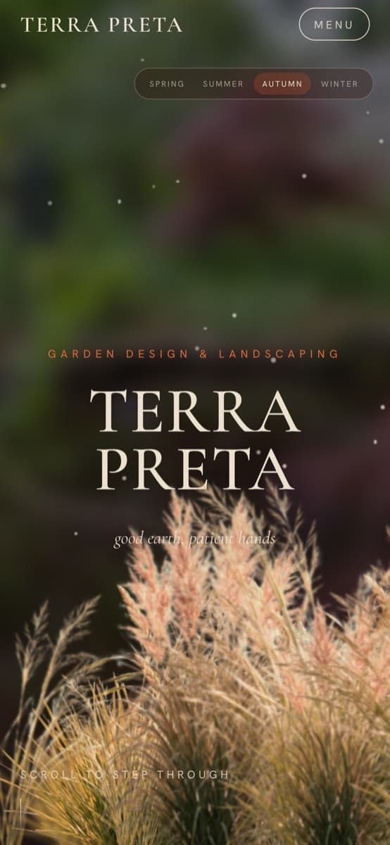 Terra Preta Landscapes on a phone